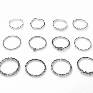 Bagues fantaisie argentées | Mysteriascoop