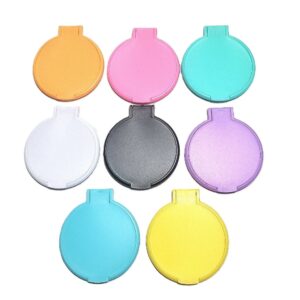 Miroir rond à clapet. Couleur aléatoire
