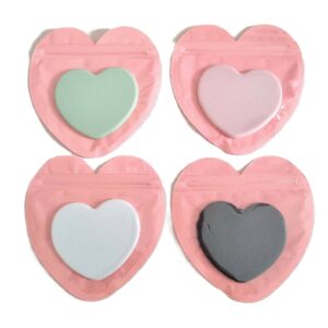 Petit miroir cœur coloré compact disponible en plusieurs couleurs
