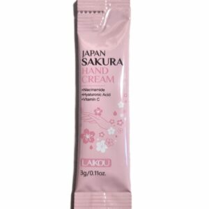 crème mains unidose fleur de sakura hydratante format pratique