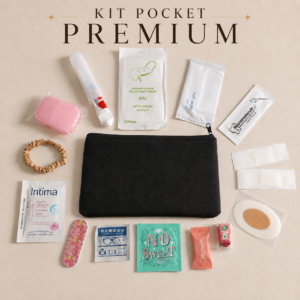 Kit Pocket Premium avec trousse cosmétique et essentiels beauté et pratiques